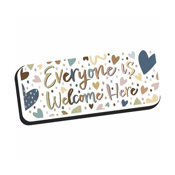 Ashley Productions Eraser, f/Whiteboard, Magnetic, Welcome, 2inx5in, AST ASH09979 - main